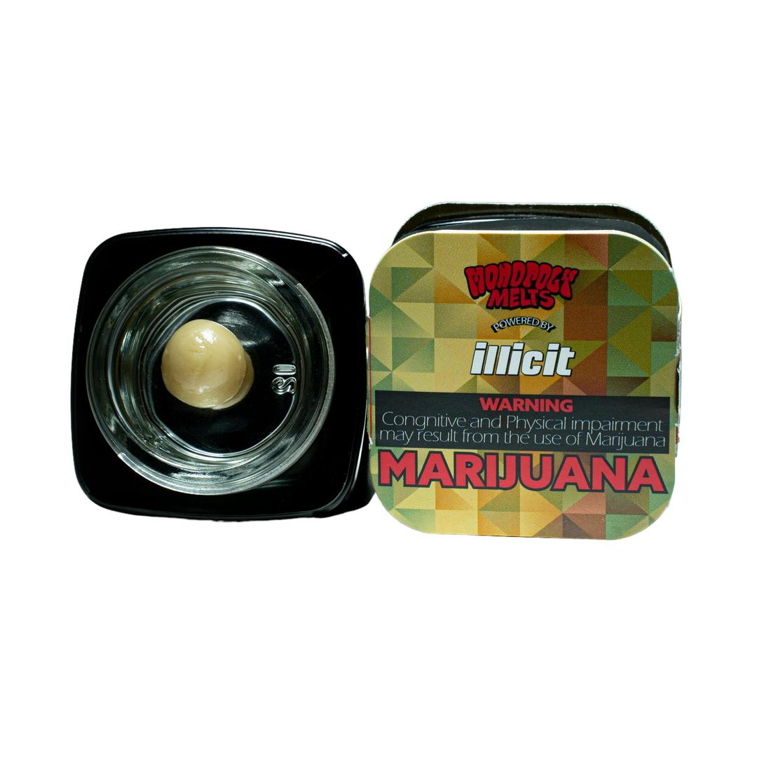 Live Cold Cure Rosin: Bruce Banner 1g - Monopoly Melts powered by ILLICT