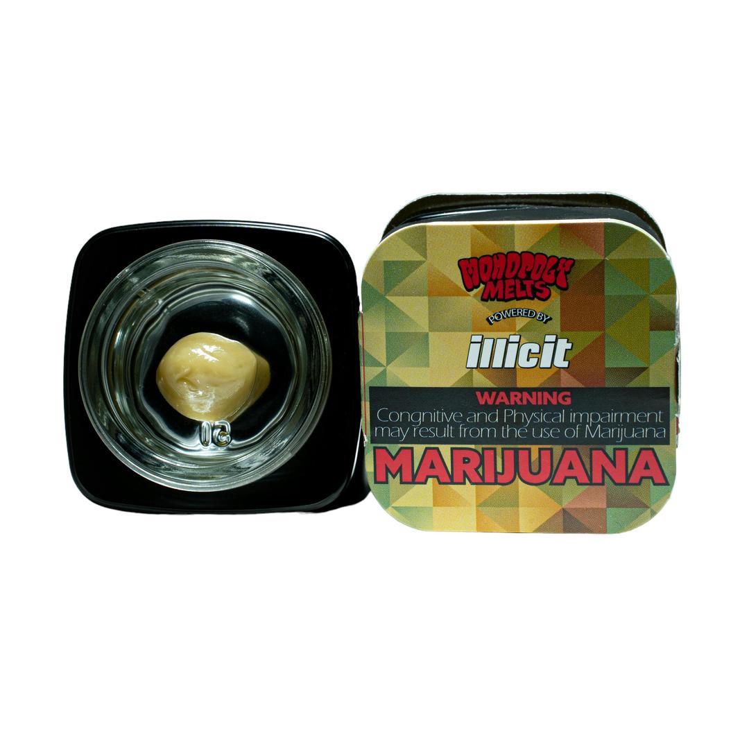 Live Cold Cure Rosin: Peach Crescendo 1g - Monopoly Melts powered by ILLICT