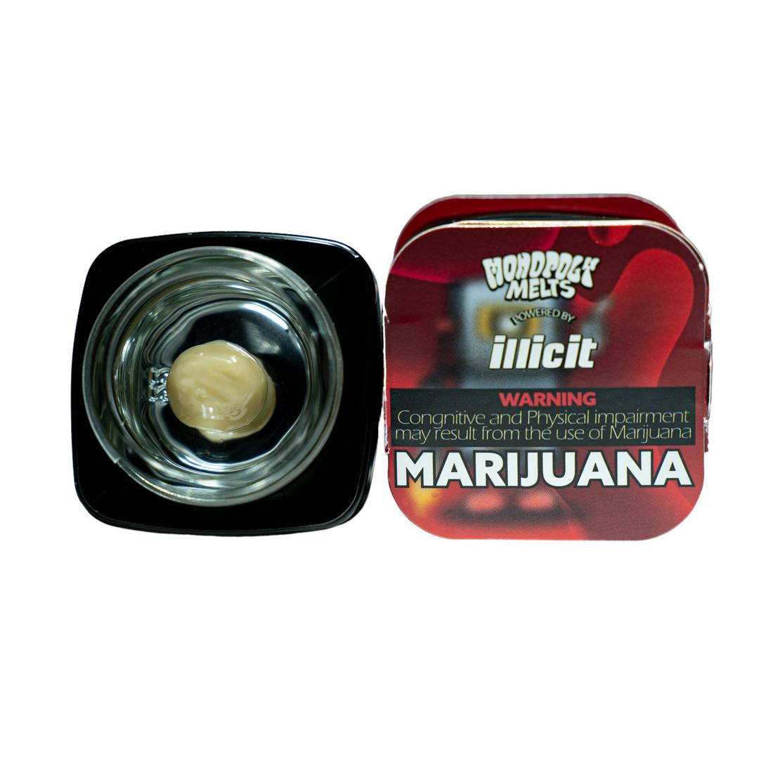 Live Cold Cure Rosin: KC Kush 1g - Monopoly Melts powered by ILLICIT