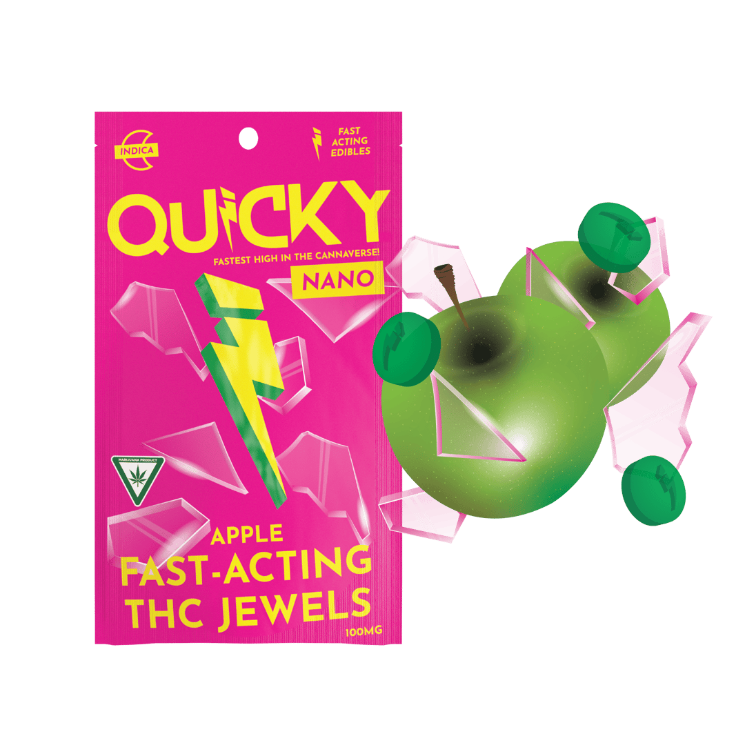 Quicky Hard Candy - Apple (Indica) - 100mg