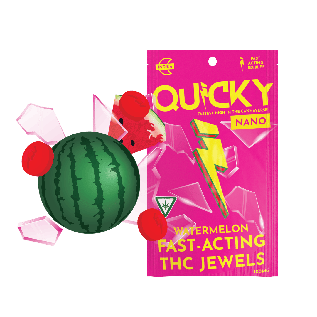 Quicky Hard Candy - Watermelon (Indica) - 100mg