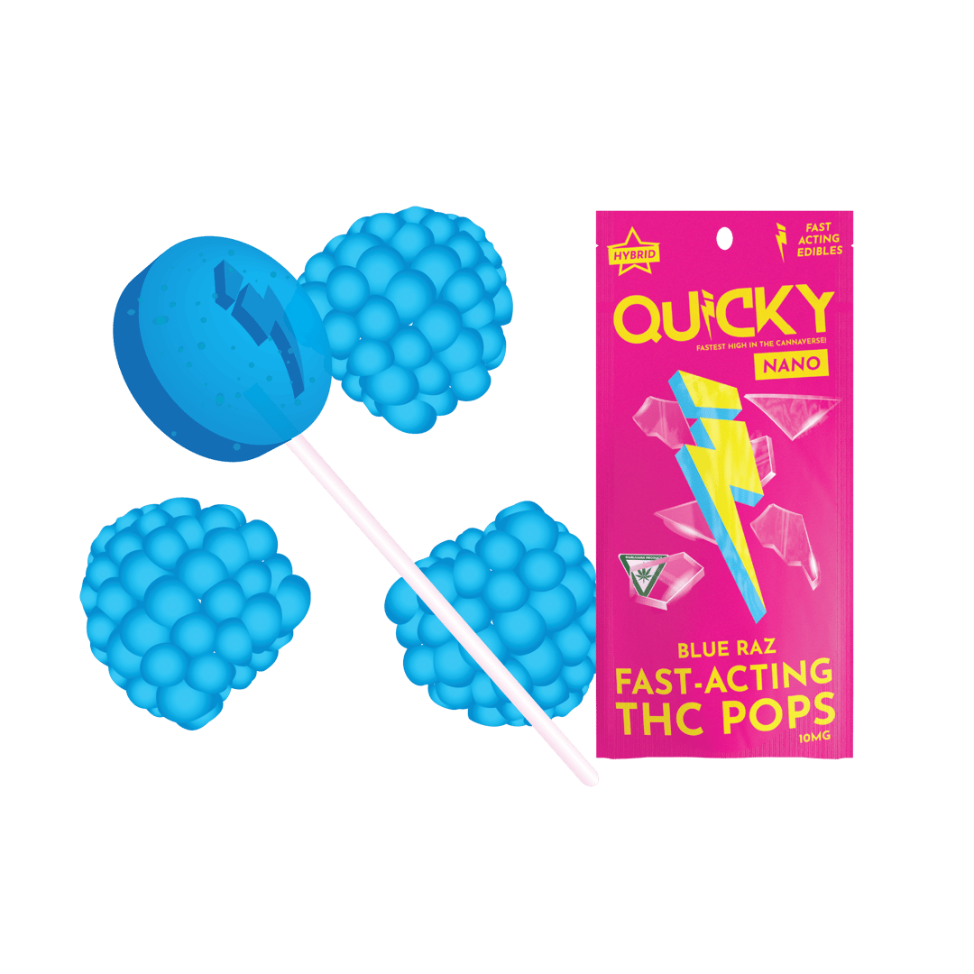 Quicky Sucker - Blue Raz (Hybrid) - 10mg