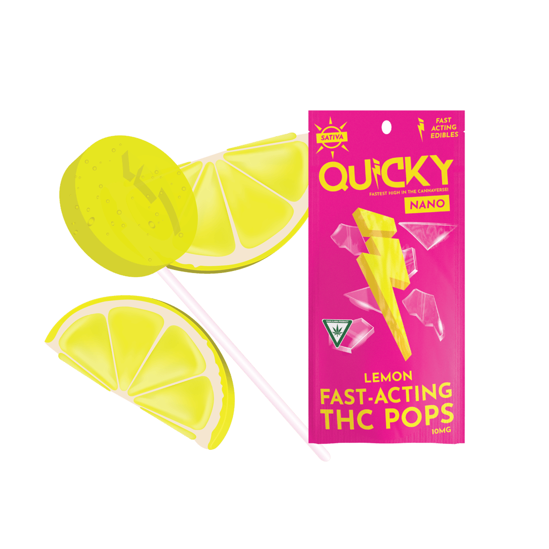 Quicky Suckers - Lemon (Sativa) - 10mg