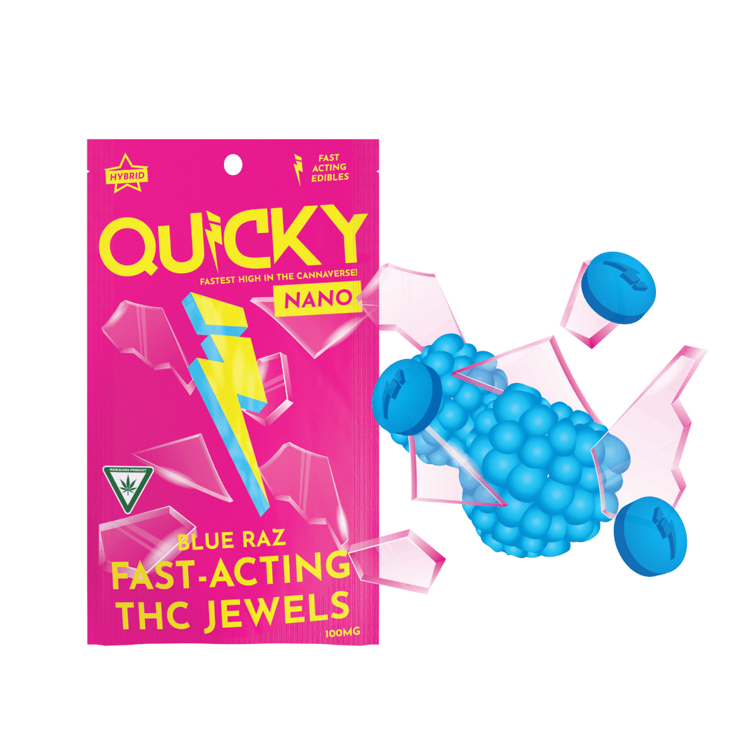 Quicky Hard Candy - Blue Raz (Hybrid) - 100mg