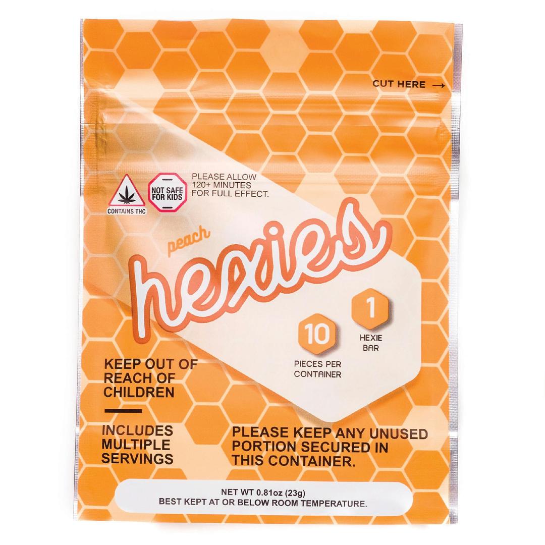 Hexies Peach (10 Pack)