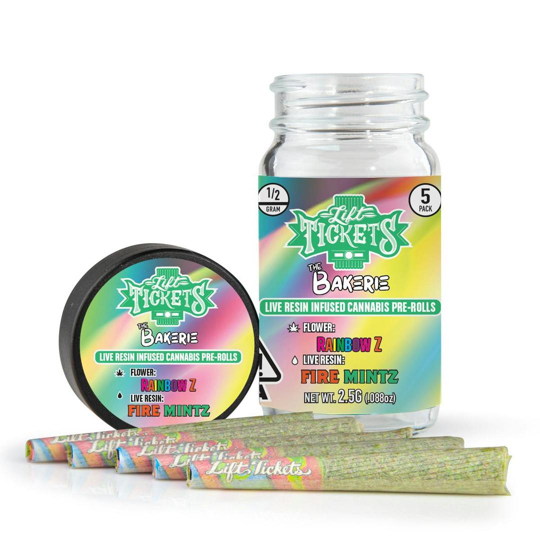 Rainbow Z x Fire Mintz - Infused Pre-Roll 5-Pack