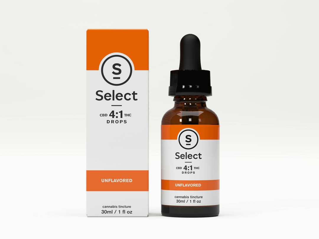Unflavored Drops 4:1 CBD:THC Tincture 800mg CBD / 200mg THC