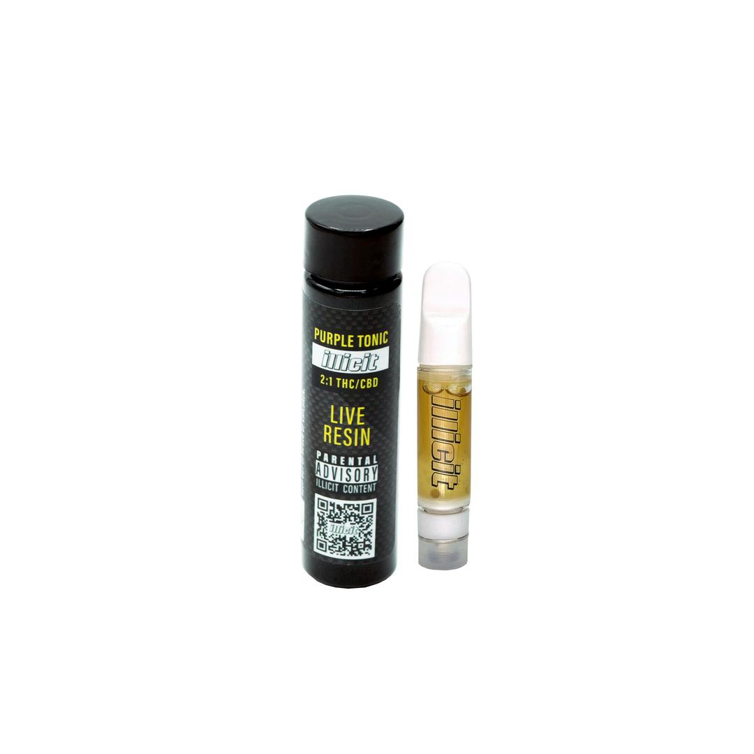 Purple Tonic 1g Live Resin Cartridge