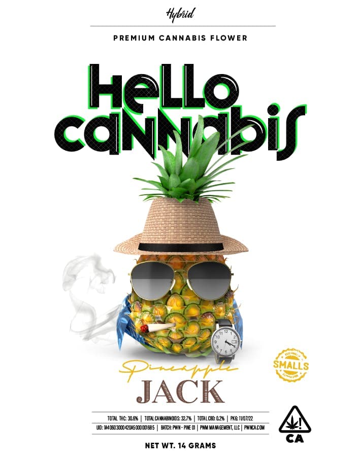 Hello Cannabis - Pineapple Jack (H) - smalls [14G]