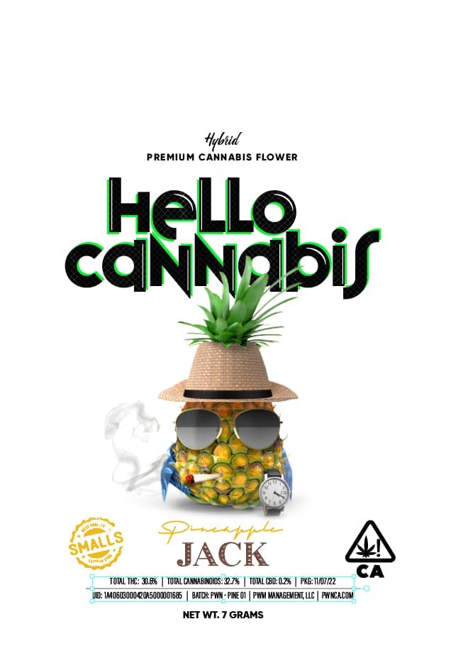 Hello Cannabis - Pineapple Jack (H) - smalls [7G]