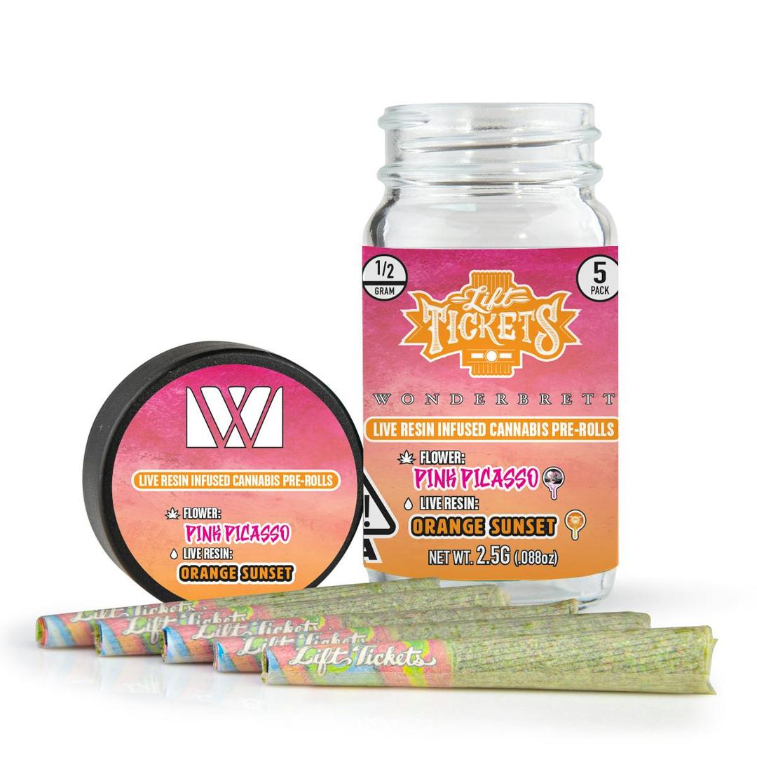 Pink Picasso x Orange Sunset - Infused Pre-Roll 5-Pack