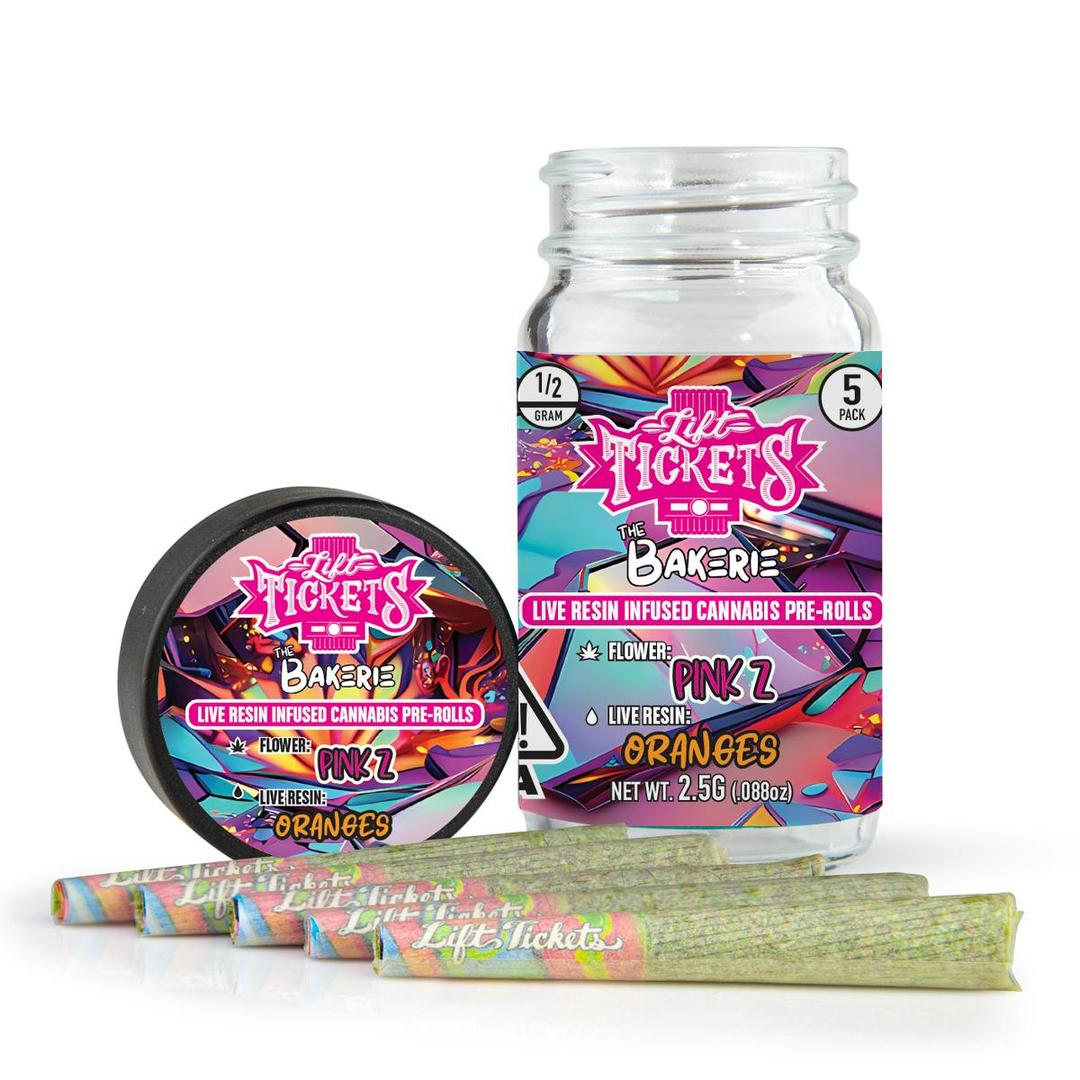 Pink Z x Oranges - Infused Pre-Roll 5-Pack