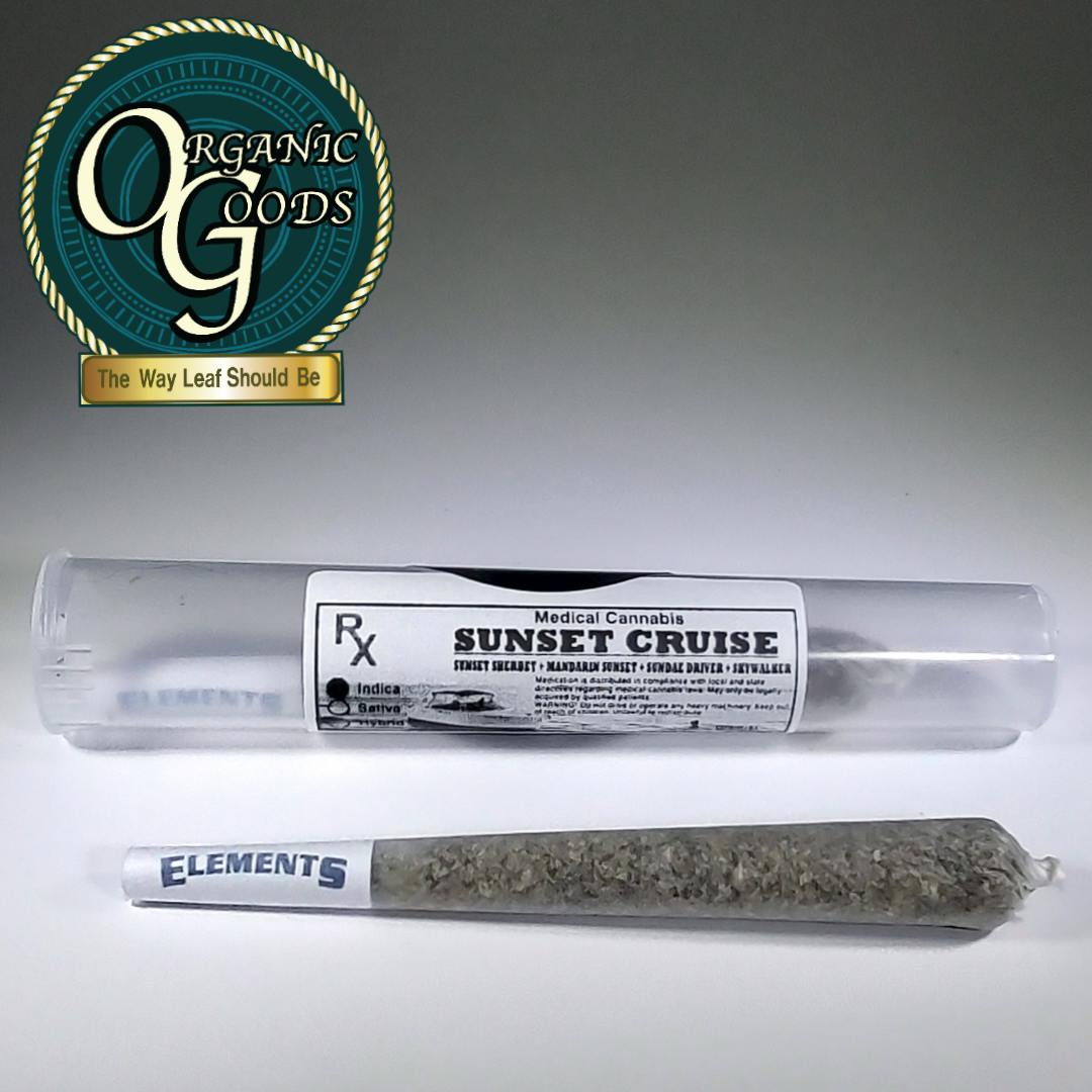 Organic Goods Pre-Roll Sunset Cruise 1 G