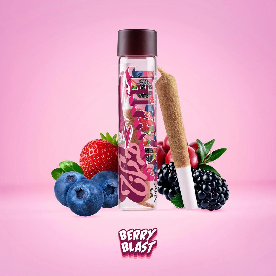 Berry Blast FJ-2 (2G Infused, THCA Concentrate & Kief Covered)
