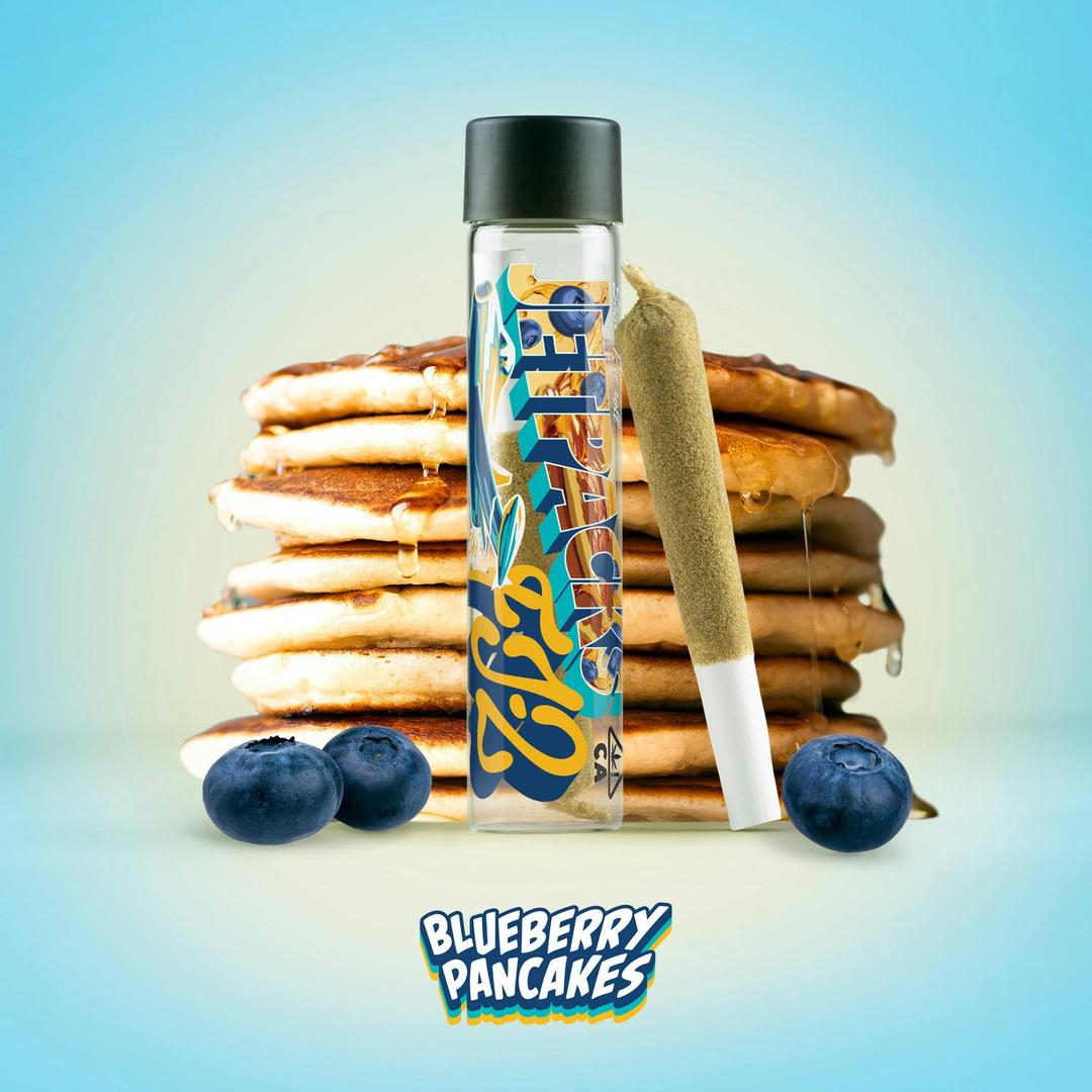 Blueberry Pancakes FJ-2 (2G Infused, THCA Concentrate & Kief Covered)