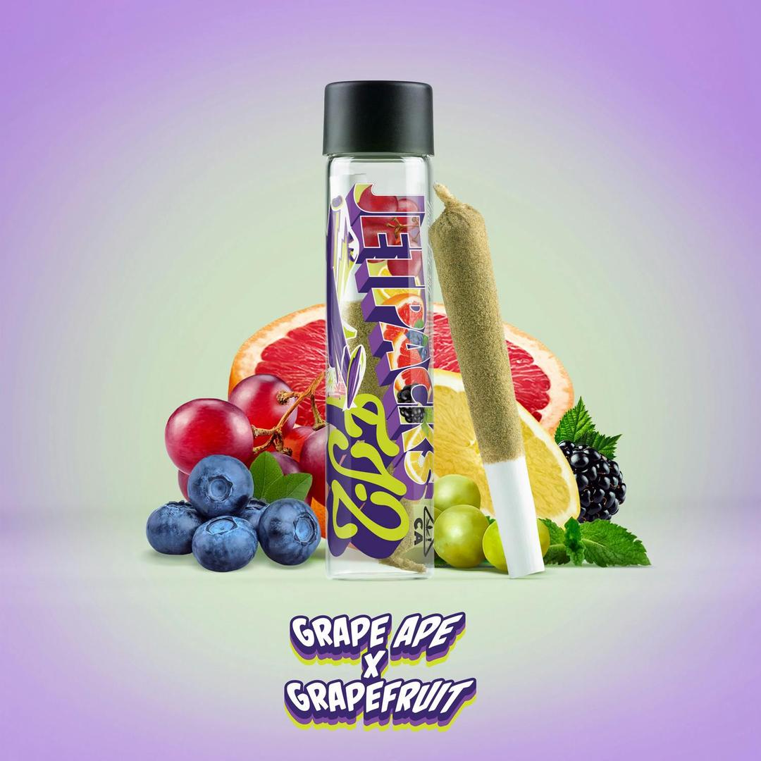 Grape Ape x Grapefruit FJ-2 (2G Infused, THCA Concentrate & Kief Covered)