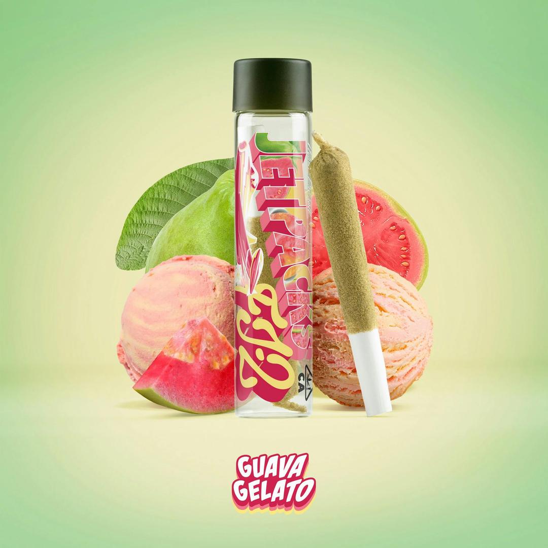 Guava Gelato FJ-2 (2G Infused, THCA Concentrate & Kief Covered)