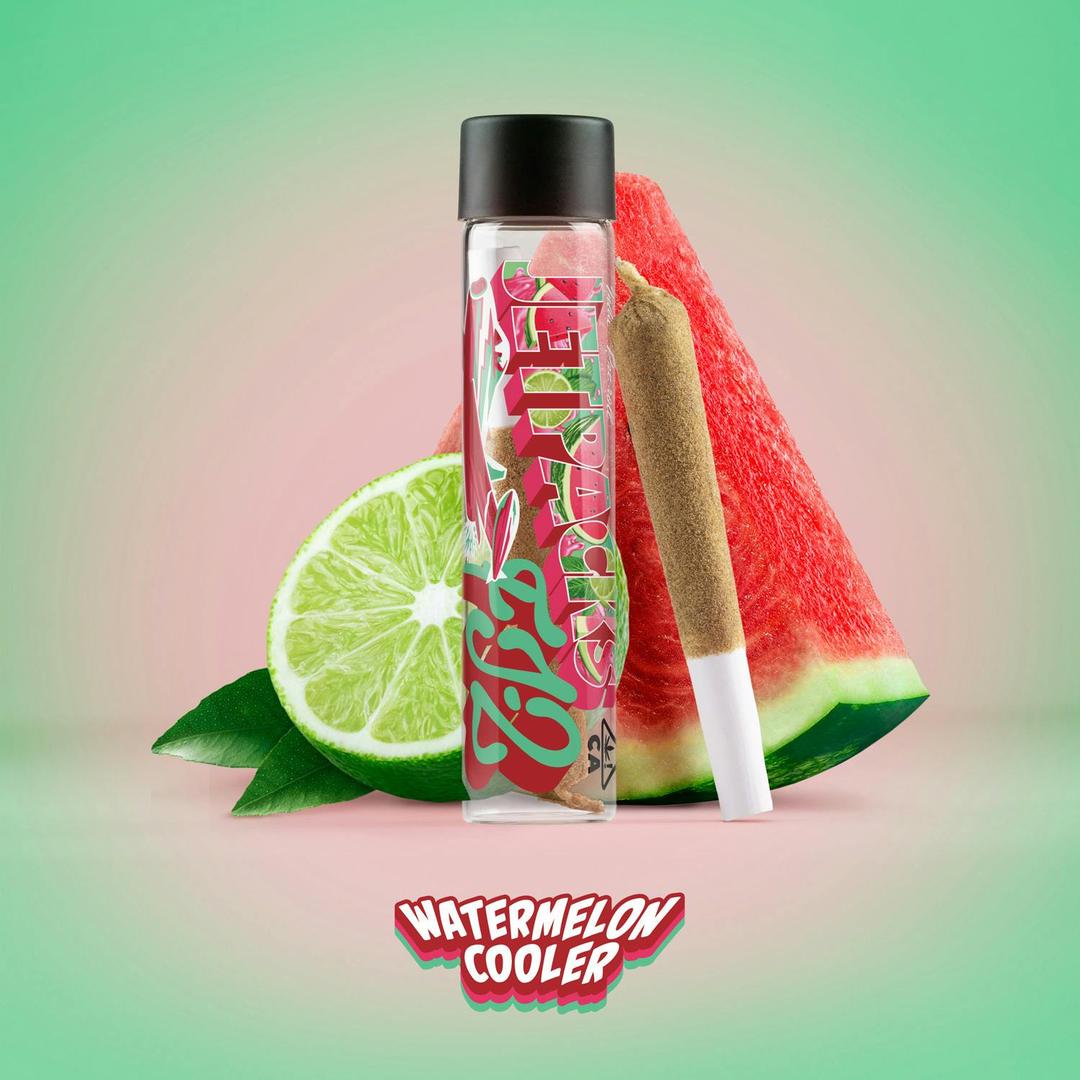 Watermelon Cooler FJ-2 (2G Infused, THCA Concentrate & Kief Covered)
