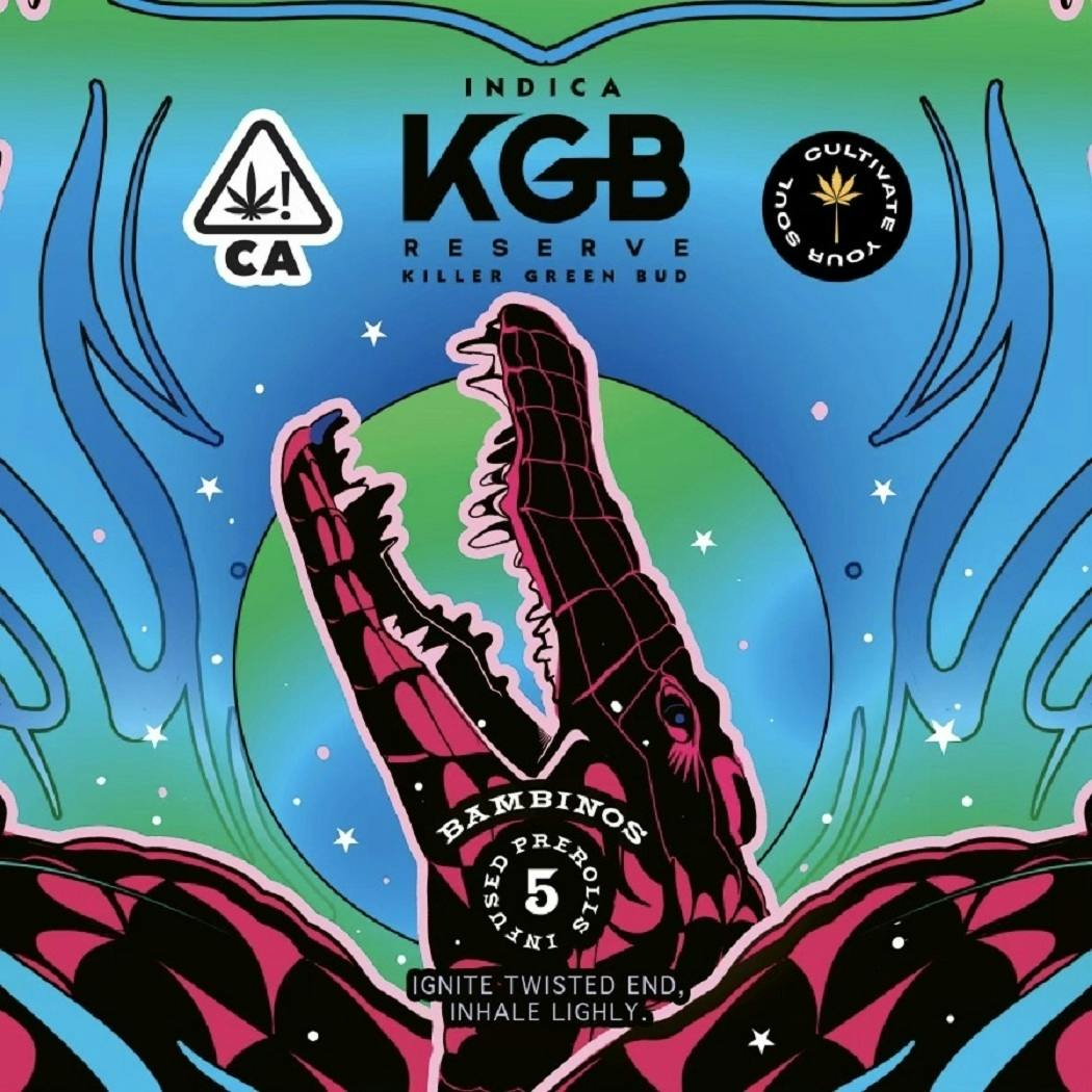 KGB RESERVE - BAMBINO 5 PACK - STRAWBERRY FIELDS - 2.5 GRAMS