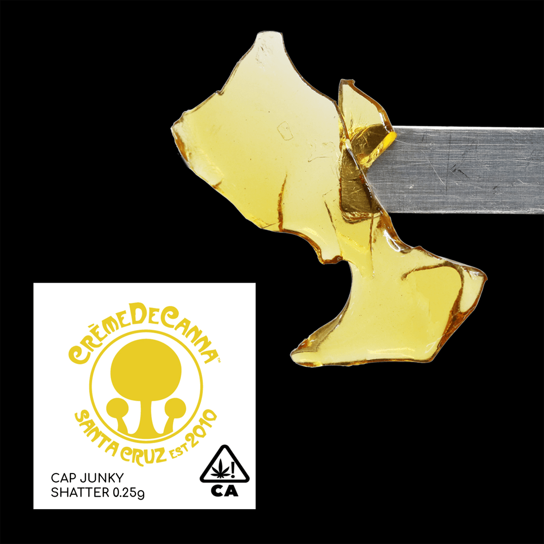 Cap Junky Shatter Dollar Dabs .25g