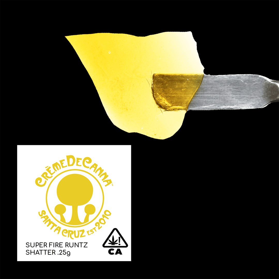 Super Fire Runtz Shatter Dollar Dabs .25g