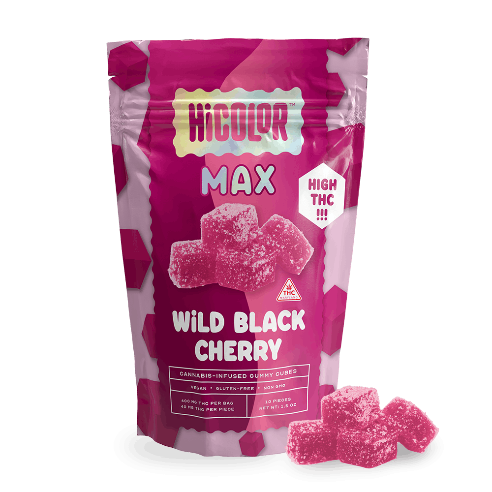 Wild Black Cherry 40mg MAX Gummies [10pk]