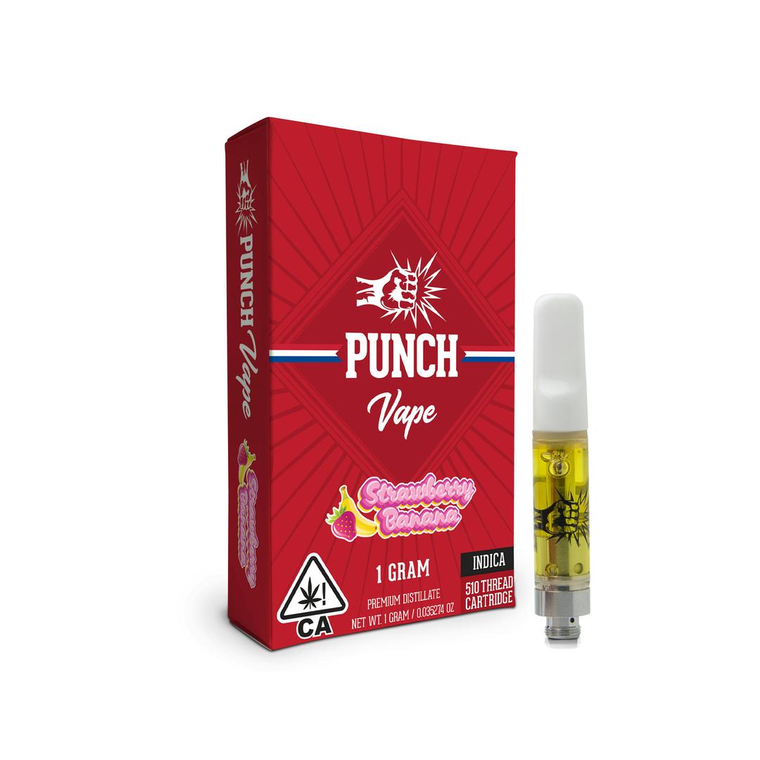 Punch Extracts: Distillate Vape Cart - Strawberry Banana (1g)