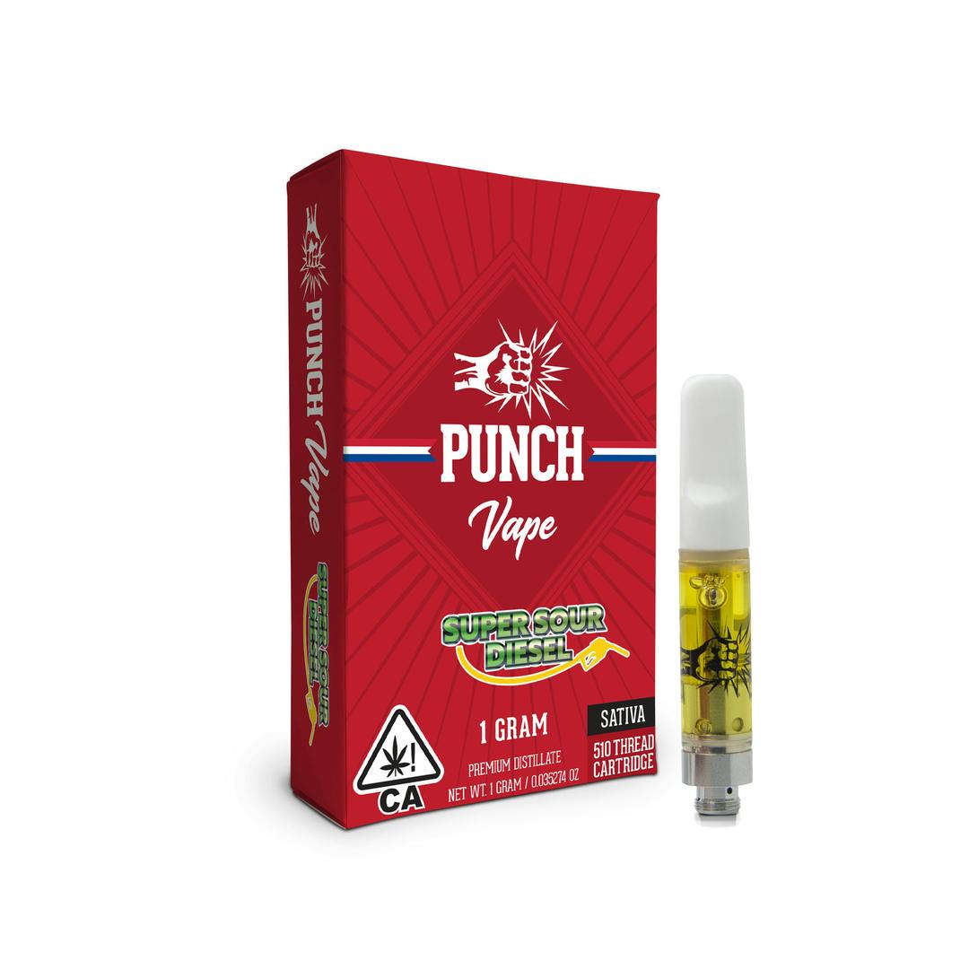 Punch - 510 Distillate Vape Cart - Super Sour Diesel (1g)