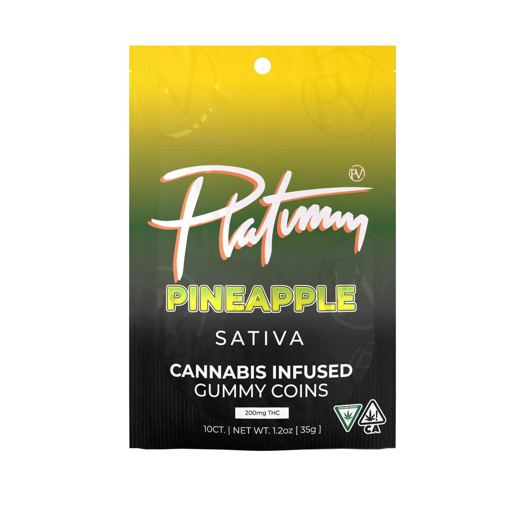 Platinum Vape 200mg Gummies - Pineapple (Sativa)