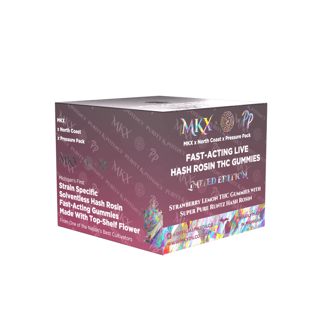 MKX Live Hash Rosin Gummies (100mg): Super Pure Runtz