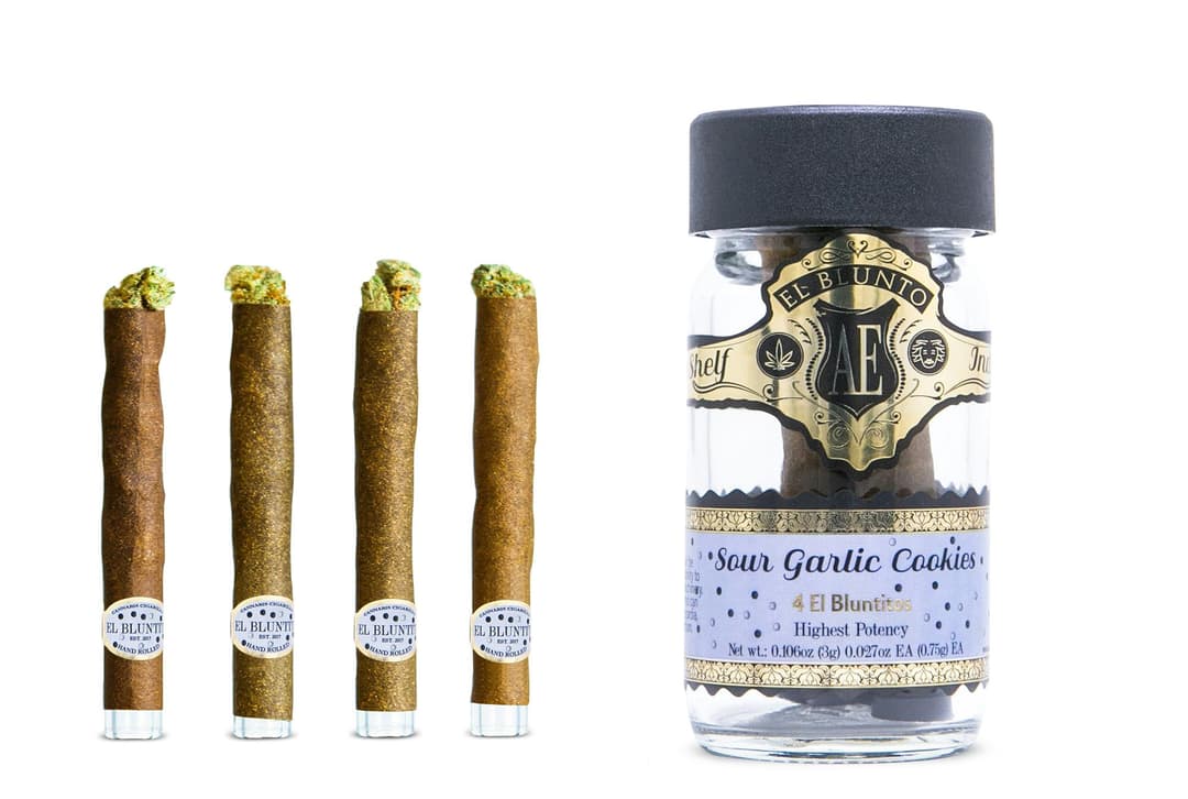 El Bluntito - 4-Pack - Sour Garlic Cookies - 4 x .75G [Mini Blunt]