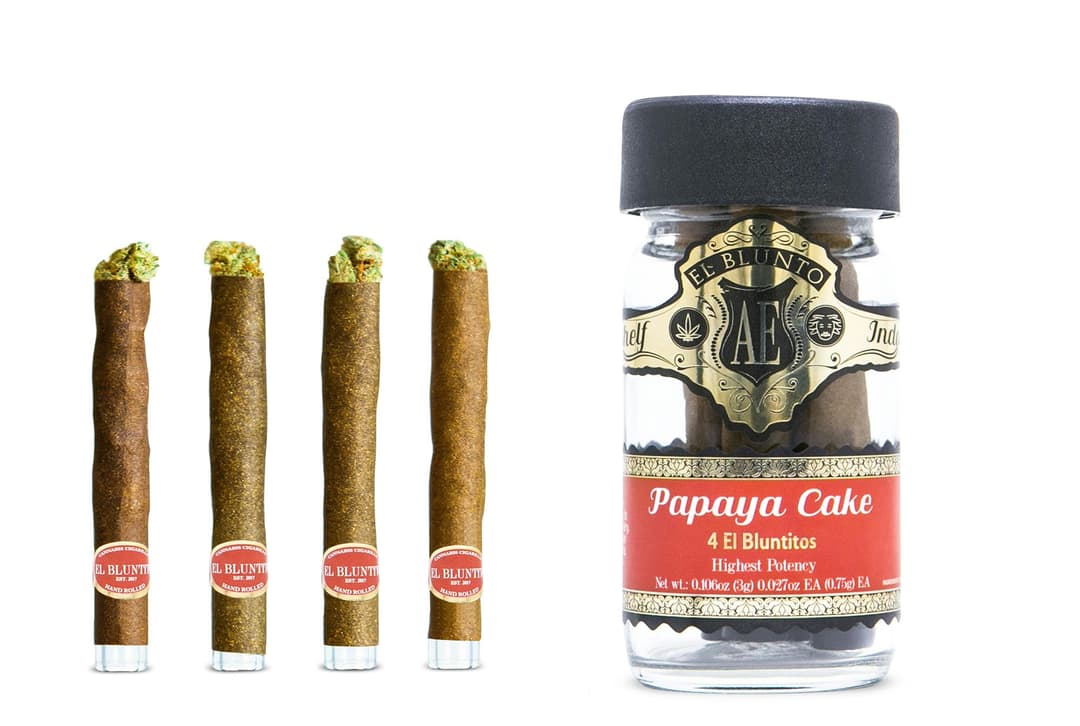 El Bluntito - 4-Pack - Papaya Cake - 4 x .75G [Mini Blunt]