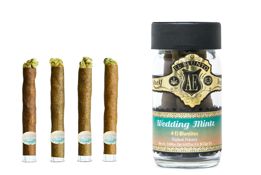 El Bluntito - 4-Pack - Wedding Mints - 4 x .75G [Mini Blunt]