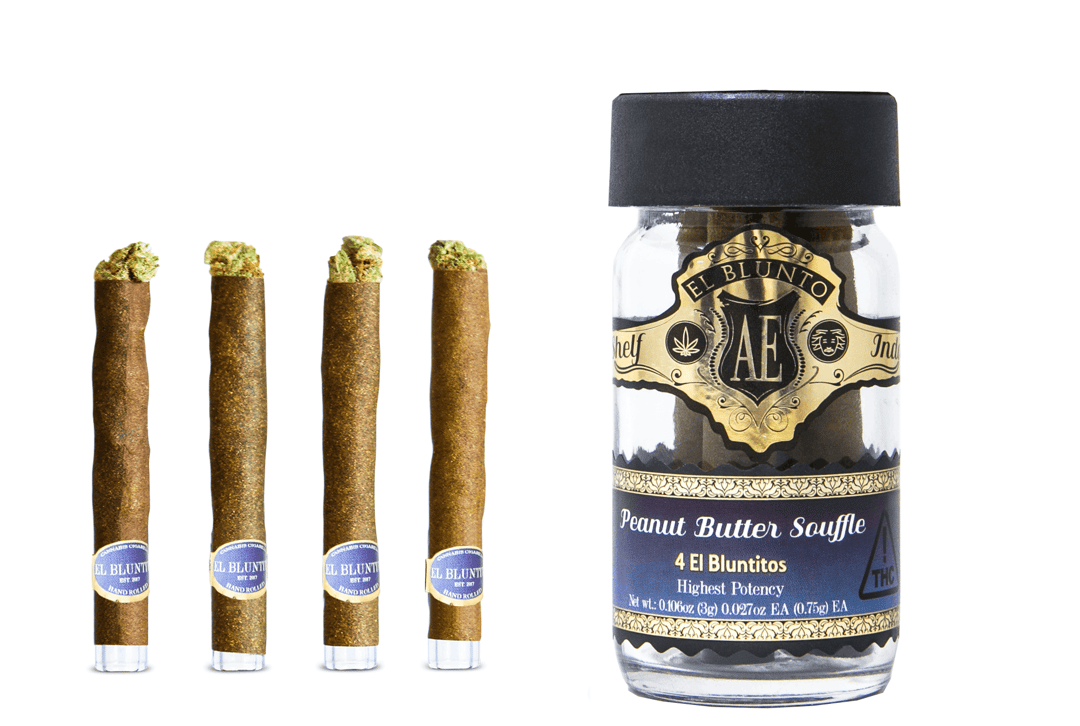El Bluntito - 4-Pack - Peanut Butter Souffle - 4 x .75G [Mini Blunt]