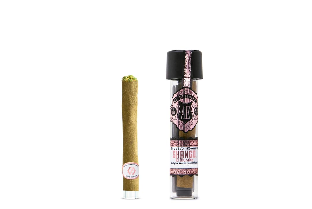 El Bluntito-Frosted Donuts x Shango-Hash Infused-.85G [Mini Blunt]