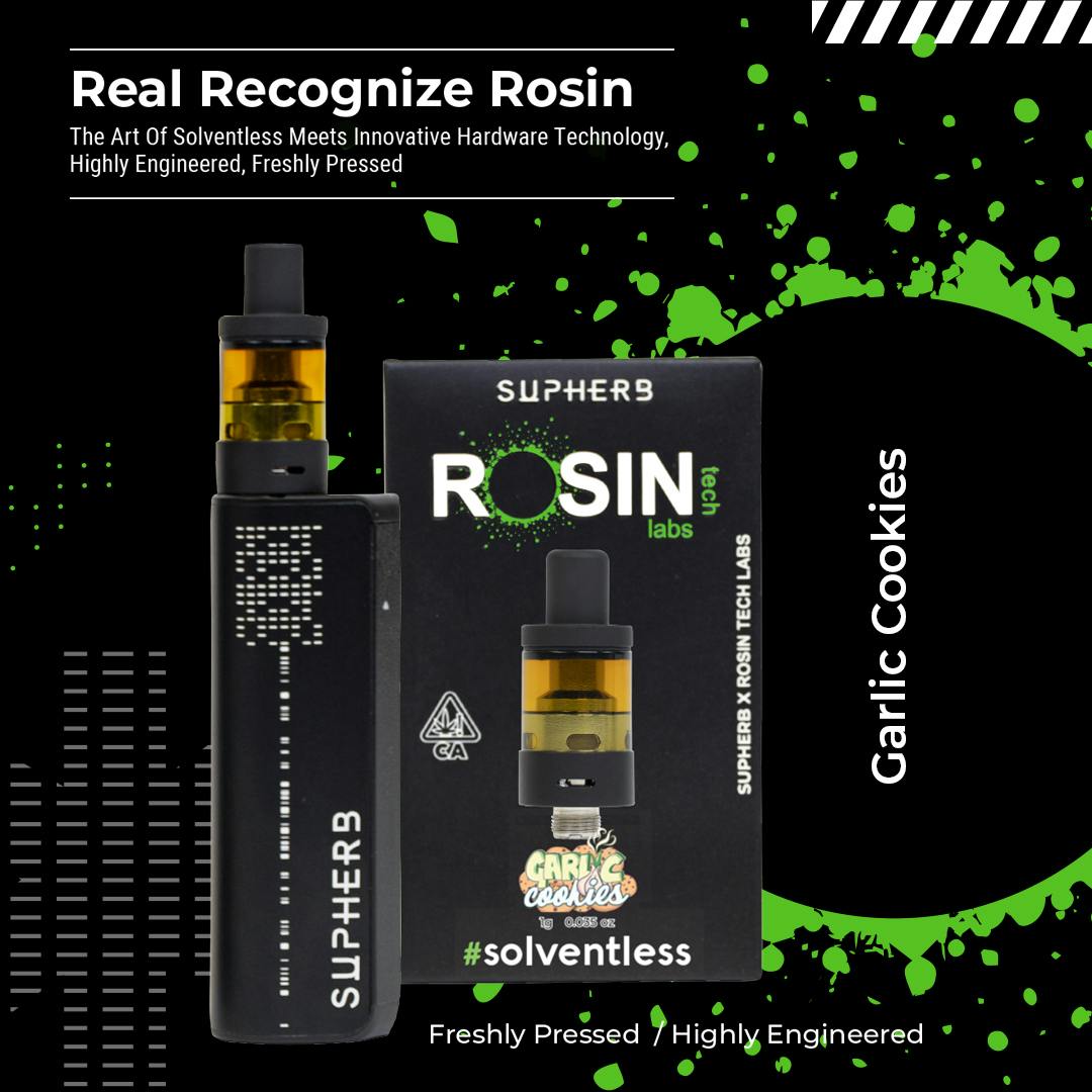 Rosin Tech Labs Rosin Cart - Garlic Cookies