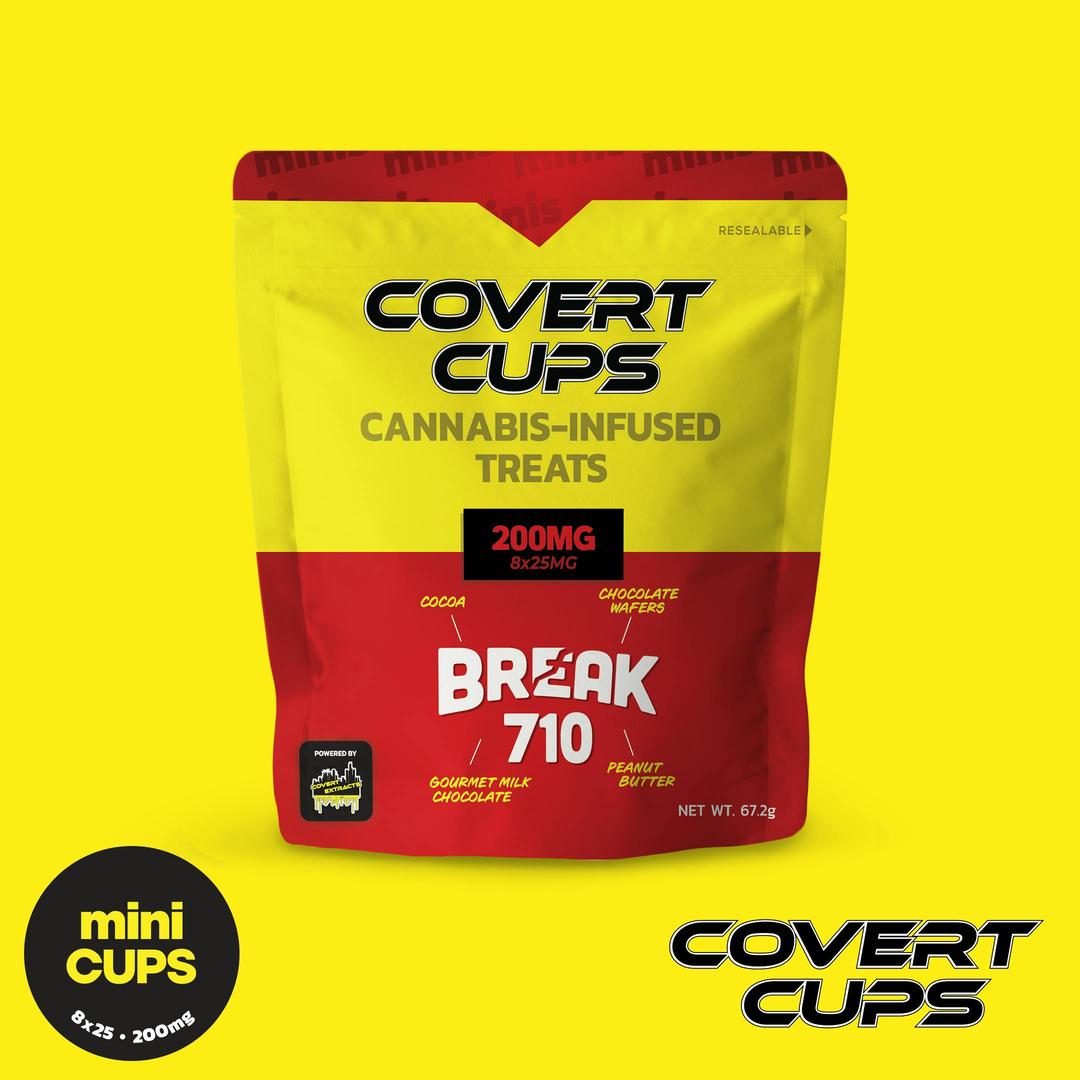 Break 710 - 200MG Chocolate Cups - Covert Cups - REC