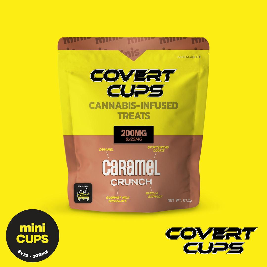 Caramel Crunch - 200MG Chocolate Cups - Covert Cups - MED