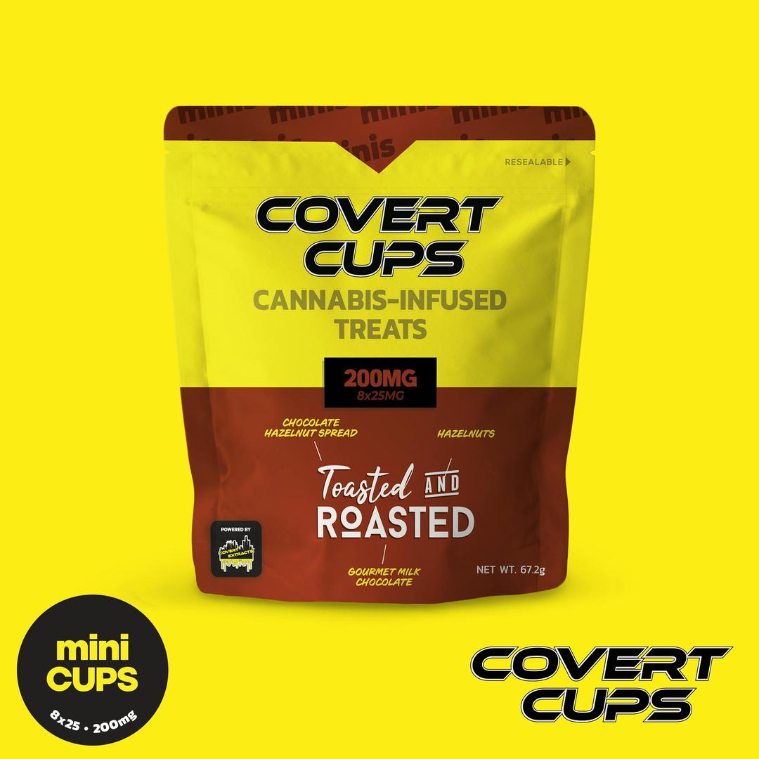 Toasted and Roasted - 200MG Chocolate Cups - Covert Cups - REC