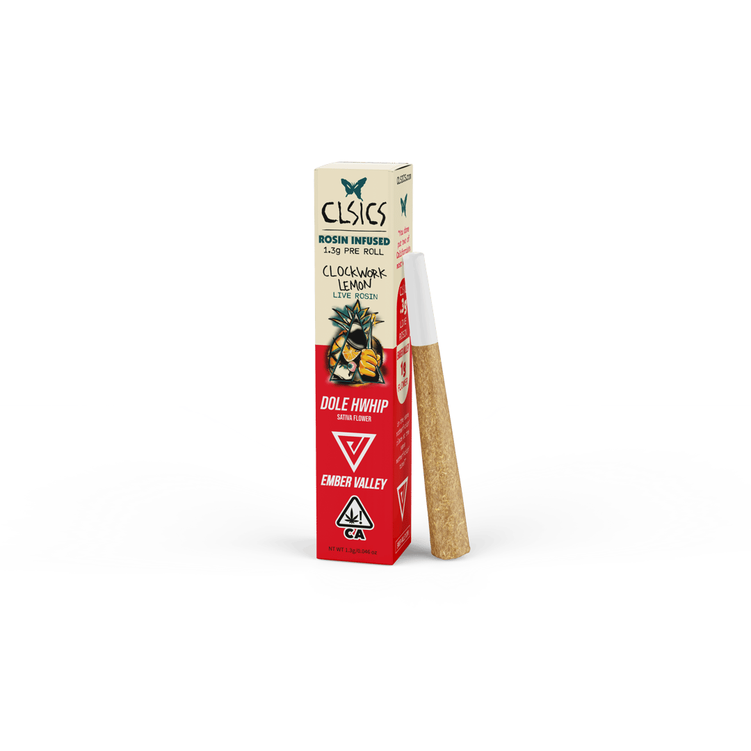 Dole Whip X Clockwork Lemon - 1.3g Rosin Infused Pre Roll