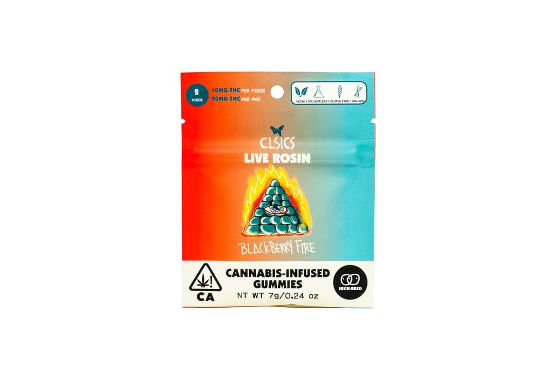 Blackberry Fire High-Brid - 2Pk GUMMIES LIVE ROSIN INFUSED