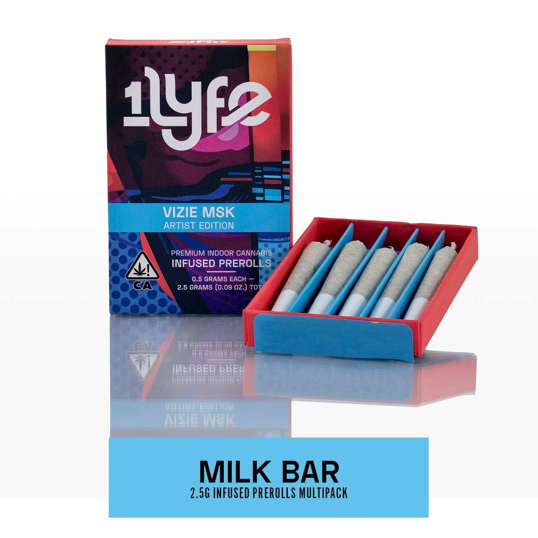 Milk Bar | 2.5g | Infused | Preroll | Multipack