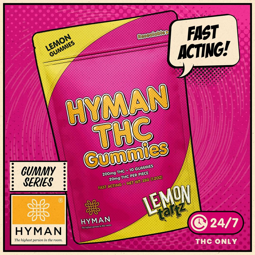 Lemon Tartz | ALL DAY • Fast Acting 200mg Gummies | HYMAN | MED
