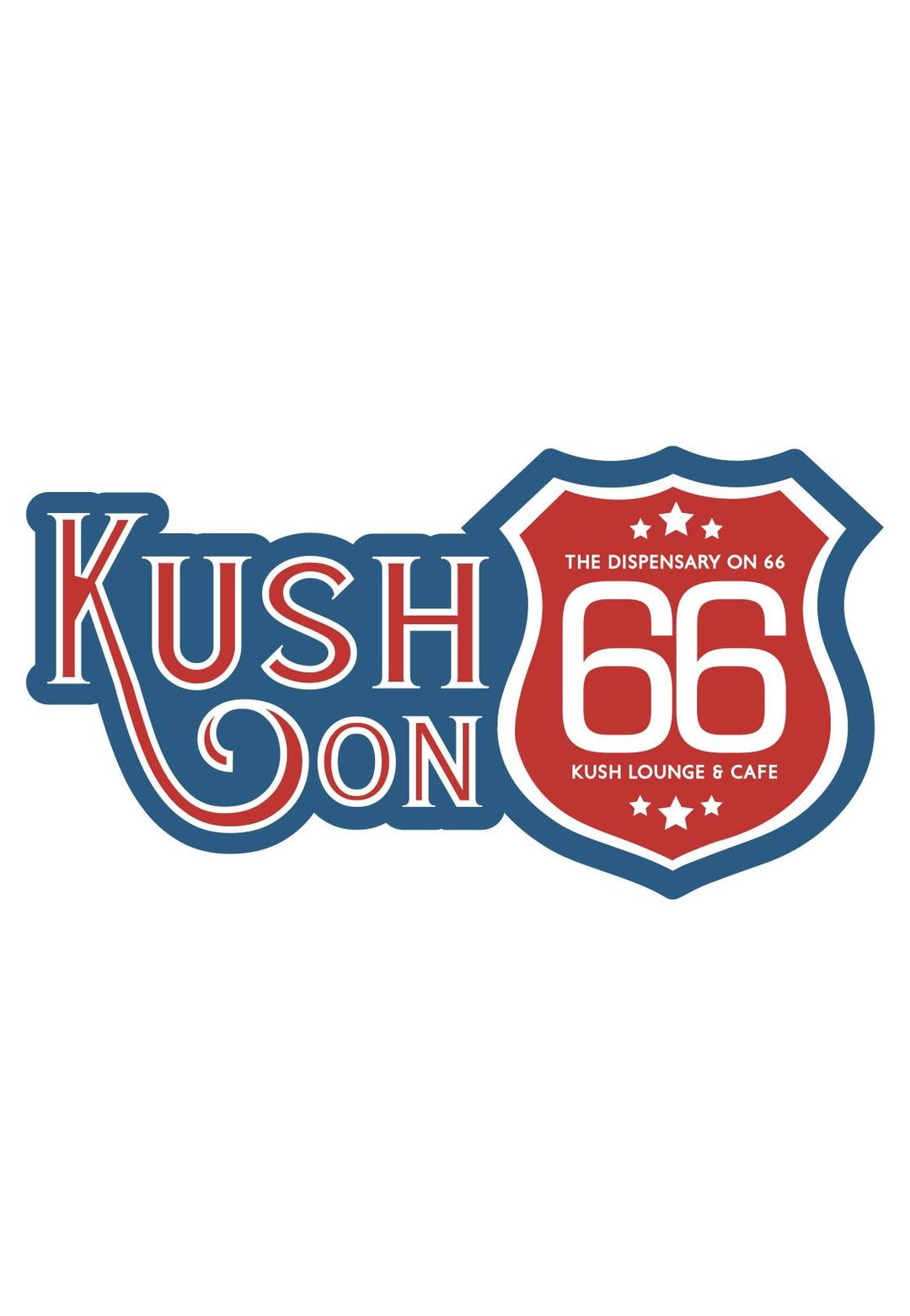 Kush on 66 Weed Dispensary Needles logo