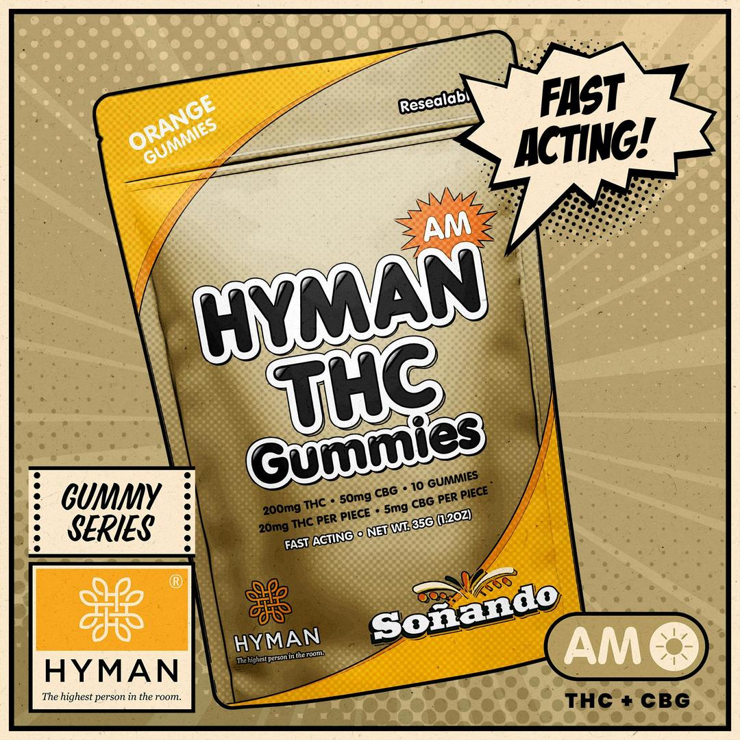 Soñando | AM • Fast Acting 200mg Gummies | HYMAN | REC
