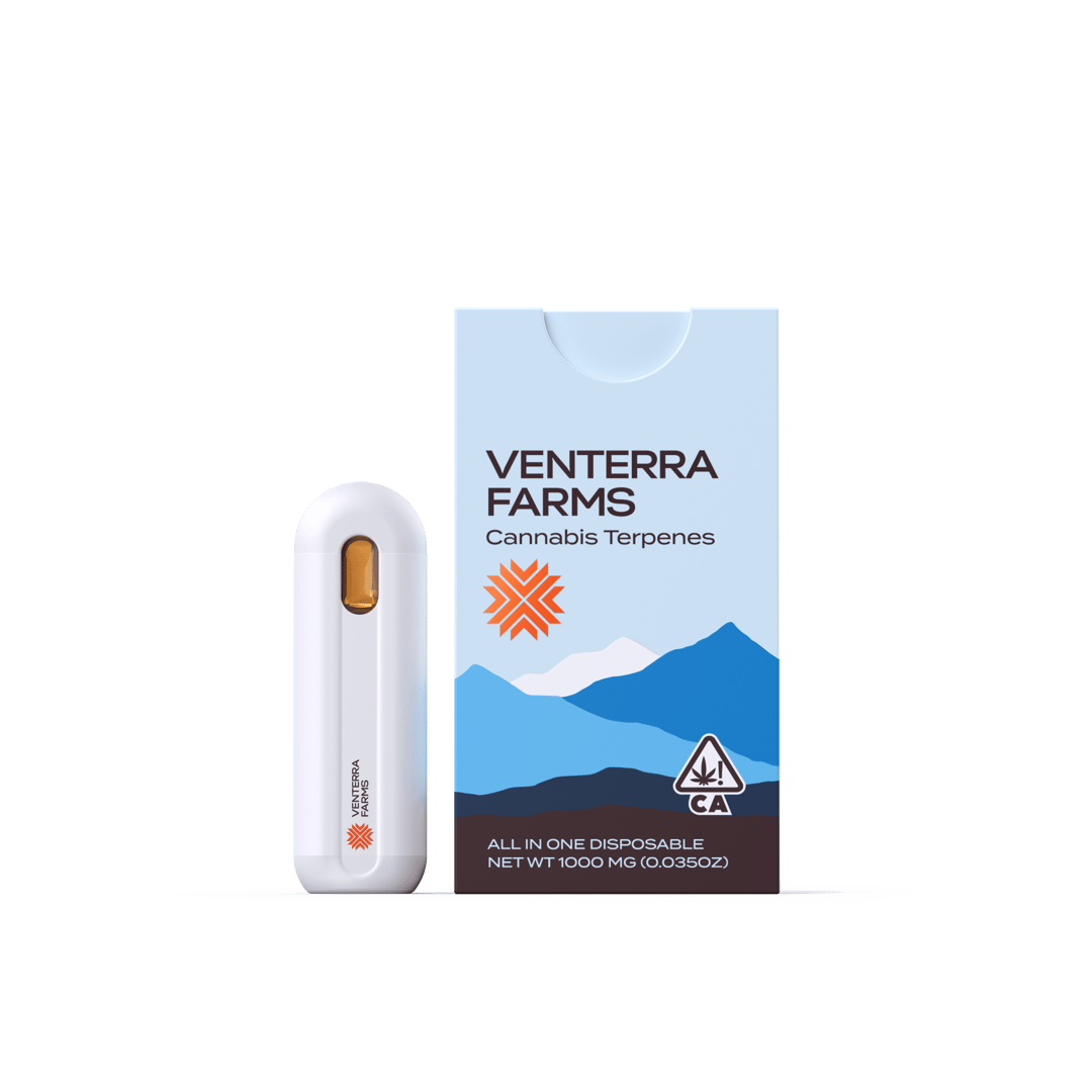 Venterra Farms | Lemon Cherry Gelato Hybrid - All In One Disposable (1g)