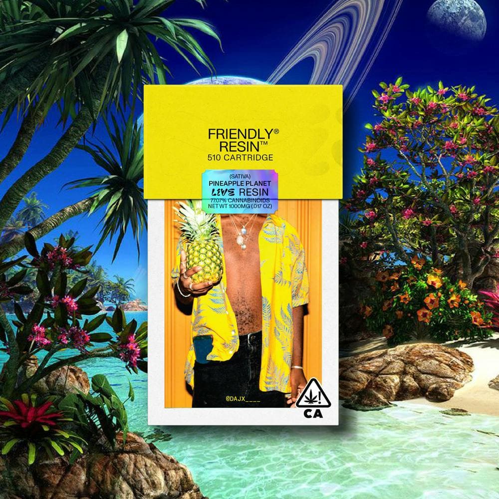 Pineapple Planet 1g Live Resin Cartridge