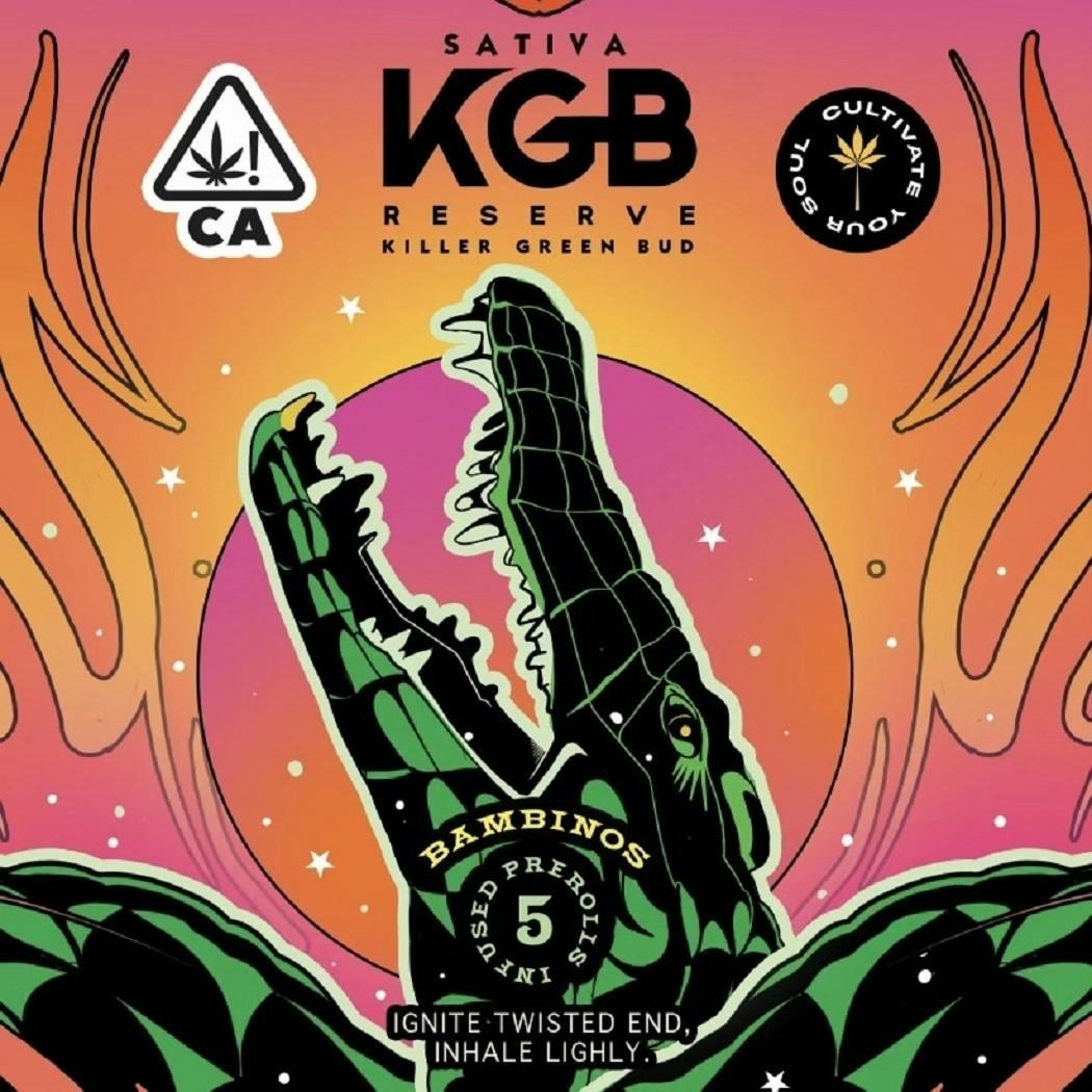 KGB RESERVE - BAMBINO 5 PACK - FRUIT PUNCH - 2.5 GRAMS