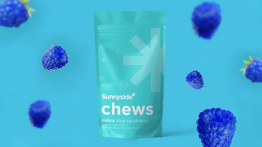 Sunnyside* Chews Blue Raspberry 100mg
