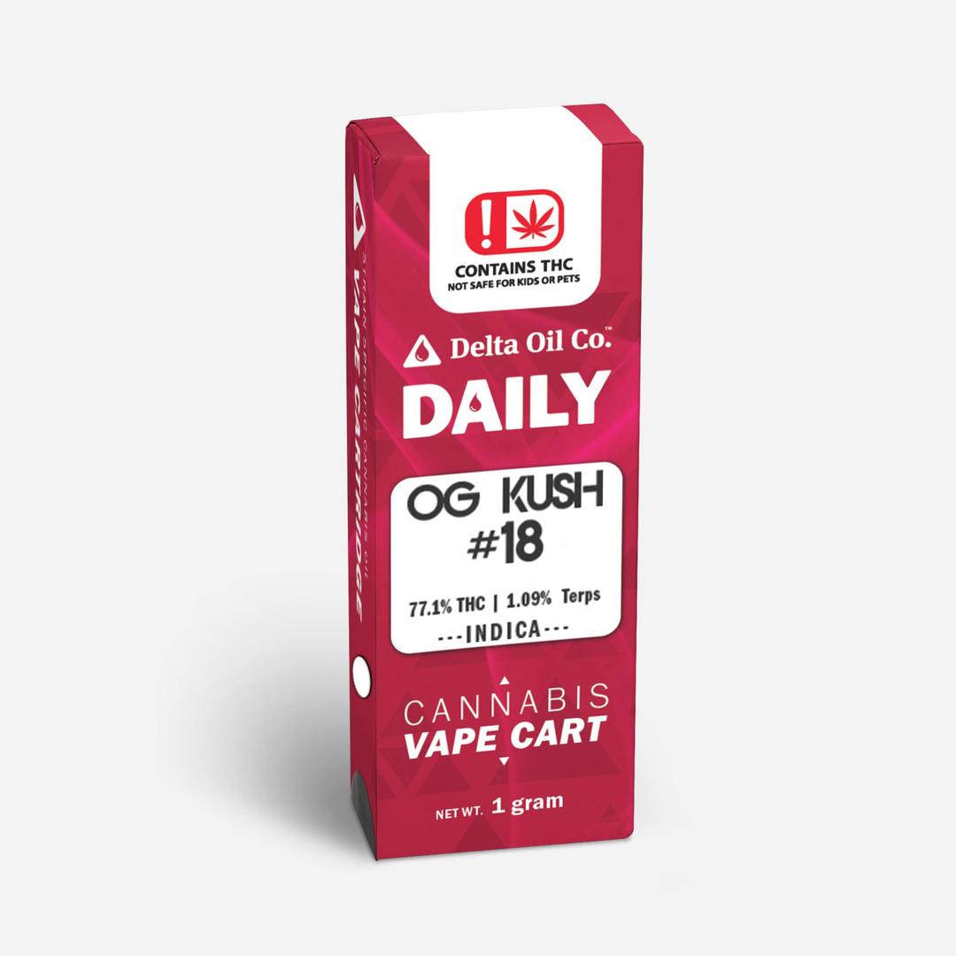 Delta Daily Cartridge | OG Kush #18 - 1g